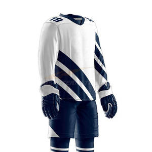 Uniforme de hockey sobre hielo sublimado Premium, directo de fábrica, ropa de equipo hecha a medida, conjunto de entrenamiento de Jersey deportivo profesional - Product Image 6