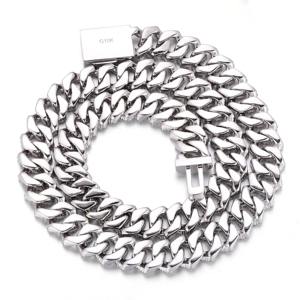 Cadena Cubana de Oro Blanco de 10K de 12mm, Estilo Hip Hop, de Lujo Premium, con Diamantes Cultivados en Laboratorio, Unisex, Certificada por Terceros, Joyería Fina - Product Image 6