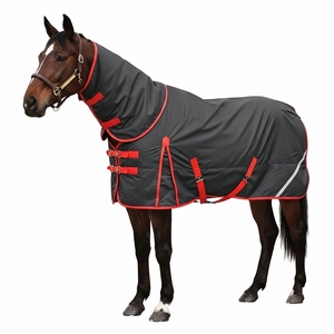 Couverture D'hiver Cheval Challenger 1200D - Bandeau Ventre Serape Turquoise