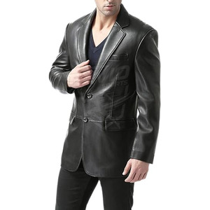 Fabricant pakistanais de manteaux en cuir pour hommes, taille personnalisée, service OEM, manteau long en cuir pour hommes pour l'hiver - Product Image 3