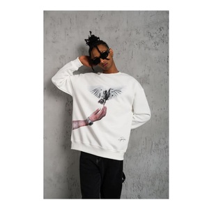Sudaderas con capucha y sudaderas de calle para hombre Ropa de invierno bordada con estampado de soplo unisex - Product Image 4
