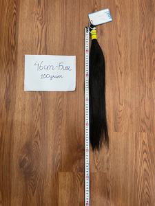 Cabello crudo camboyano a granel con fuerza natural y brillo - Product Image 5