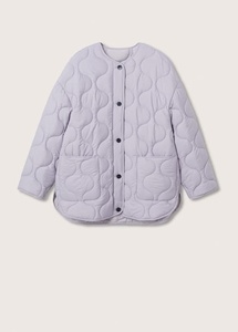 Plain White Color Good Quality Light Weight Zip up Women <b>Quilted</b> Jacket Bomber Puffer Winter Jacket OEM Wholesale 2025 - Product Image 2