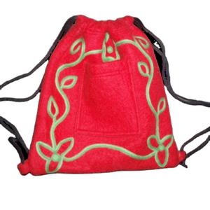 Uniquely Designed Handmade Felt Zipper Closure <b>Handbags</b> for Kids and Ladies with Cotton Lining & Embroidery Decoration - Product Image 1
