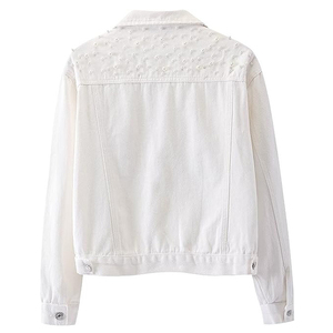 Chaqueta vaquera con mangas largas para mujer - Product Image 2