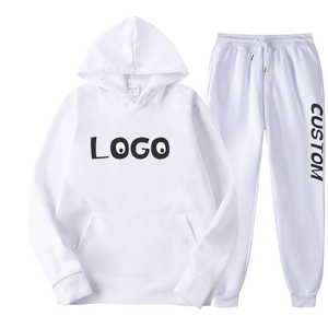 Ensemble de survêtement unisexe pour homme de haute qualité, pantalon de survêtement et sweat-shirt à capuche, personnalisé, avec technologie de séchage rapide, 100% coton - Product Image 1