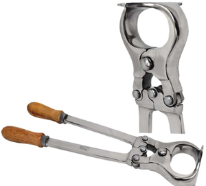 Excellent Pince de Castration Vétérinaire Manuelle en Acier Inoxydable Argenté Réutilisable de Haute Qualité pour une Opération sans Saignement - Product Image 4