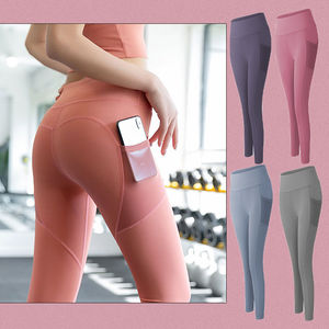 OEM Femmes Sport Taille Haute Stretch Fitness Yoga Leggings Workout 100% Coton Formation Femmes Leggings - Product Image 1