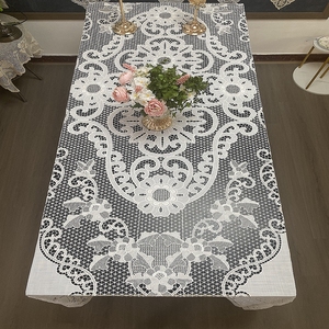 <span class=keywords><strong>Manteles</strong></span> Rectangulares Grandes de Jacquard Tejido con Bordado Floral, Ecológicos, Duraderos, Lavables y Personalizables para Bodas y Hogar - Product Image 5