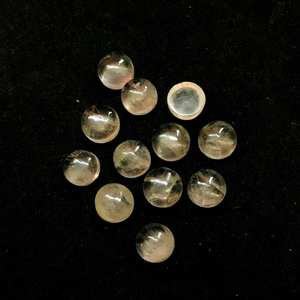 12 Pieces Natural Rose Quartz Round Cabochon Lots ! Rose Quartz Polished Loose Gemstone ! Rose Quartz Cabochon Gemstone - Product Image 5