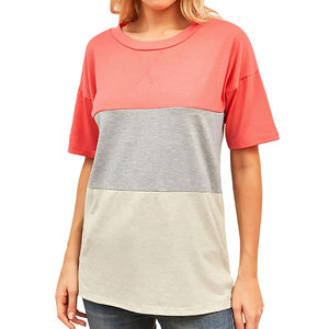 เสื้อยืดระบายอากาศสำหรับผู้หญิงเสื้อยืดลำลองออกแบบใหม่ - Product Image 3