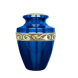 Llegada caliente Diseño impresionante Grabado de peltre Urnas de cremación para adultos para restos de cenizas humanas Tamaño personalizado Color - Product Image 1