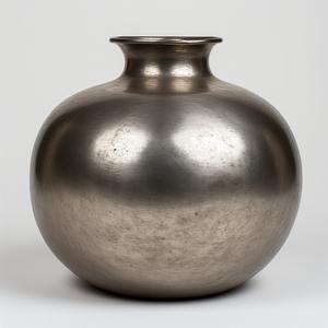 Jarrón decorativo de metal rústico con superficie brillante perfectamente hecho a mano para exhibiciones de flores de temporada con estilo - Product Image 1