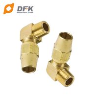 Nouveau coude mâle en laiton D.O.T pour frein à air, 90 degrés, 150 psi, DFK DOT1369, usiné CNC