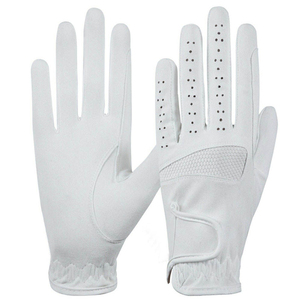 Guantes profesionales para montar a caballo, tela de algodón, cuero, deportes, béisbol, guante ecuestre - Product Image 1