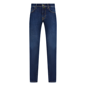 Pantalones vaqueros del mejor estilo para hombre, pantalones vaqueros de algodón al por mayor, pantalones vaqueros de cintura alta con botones para Unisex, suministro OEM - Product Image 3