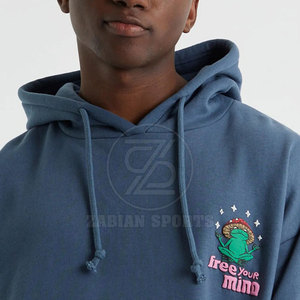 Último estilo de alta calidad básico Puff impresión sudaderas con capucha al por mayor personalizado hombres Puff impresión sudaderas con capucha - Product Image 3