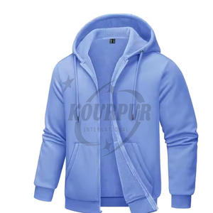 เสื้อฮู้ดผ้าฟลีซระบายอากาศสำหรับผู้ชายเสื้อฮู้ดแบบสวมหัวผ้าฝ้าย100% กำหนดสีและโลโก้ได้ตามต้องการสำหรับฤดูหนาว - Product Image 6