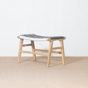 Repose-pieds d'extérieur en rotin synthétique en bois de teck massif Mobilier écologique pour hôtels et appartements pour chambre à coucher à l'extérieur - Product Image 1