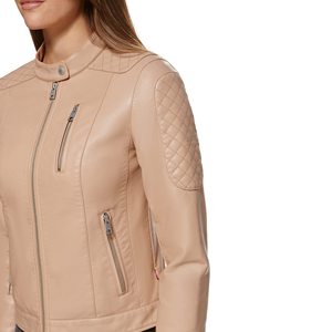 Último diseño 2025 chaquetas de cuero de moda para mujer gran oferta chaquetas de cuero transpirables de estilo y Color con logotipo personalizado para mujer - Product Image 3
