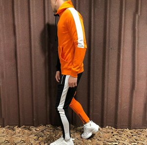 Logo personnalisé unisexe 100% coton survêtement fabricant surdimensionné costume baggy empilé pantalons de survêtement à capuche ensemble homme survêtement - Product Image 5
