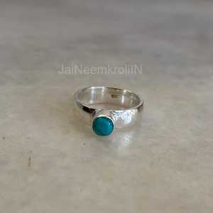 <b>Turquoise</b> Sterling Silver Fancy Classic Engagement <b>Rings</b> for Wedding & Party Wholesale Gift Certified for Her - Product Image 6