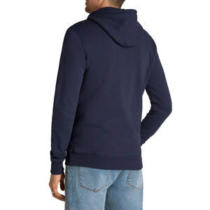 Pull à capuche personnalisé pour homme, style streetwear, en Spandex/Coton, vêtement d'extérieur tendance, polaire unie teinte, vente en gros, hiver - Product Image 4