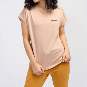Camisetas de Algodón 100% para Mujer, Corte Regular, Verano, Ecológicas, Transpirables, Tallas Grandes, Venta al Por Mayor de Fábrica - Product Image 1