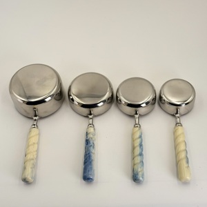 Stainless Steel <b>Measuring</b> Spoons With Color Fancy Design Decoration Spoons for Resin Handle 4 Piece at Best Price - Product Image 5