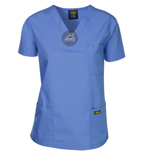 Nuevos Uniformes de Enfermería de Jersey Transpirable de Mezcla de Algodón a la Moda para Mujer, Conjunto de Uniformes de Hospital de Verano con Logotipo Personalizado AERO FASTER - Product Image 1