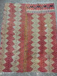 Réversible 100% coton fait à la main Kantha cousu à la main durable Kantha traditionnel Vintage fabriqué à la main Boho Chic Kantha - Product Image 5