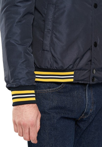 Trendy Clubwear Satin Varsity Jacket OEM Bomber Chaqueta de béisbol Ajuste personalizado para eventos y festivales Varsity Jacket - Product Image 2