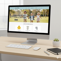 Tienda de ropa para niños Diseño de sitios web Agencia de desarrollo web barata en India Entrega de soluciones de comercio electrónico confiables y asequibles