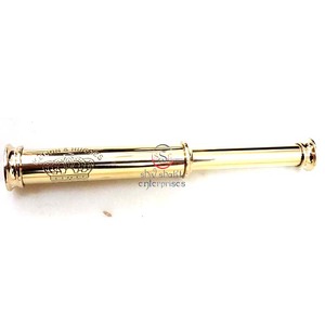 Handcrafted Brass Spyglass Telescope Wholesale Marine Nautical Gift Indian Brass Telescope Spyglass <b>for</b> Decoration & Gifting - Product Image 1