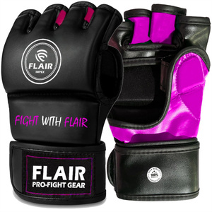 ถุงมือ MMA แบบครึ่งนิ้วทำจากหนัง PU สำหรับผู้ชายถุงมือฝึกขนาดพลัสไซส์สำหรับฝึกชกมวย - Product Image 2