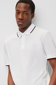 <b>Men</b> 100% Cotton Golf for Polo <b>T</b>-<b>Shirt</b> with shorts <b>Sleeves</b> Solid Color Polo <b>T</b> <b>Shirt</b> In <b>White</b> Color Polo <b>T</b> <b>Shirt</b> - Product Image 2