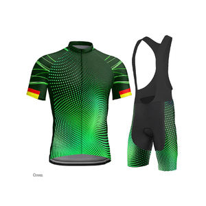 Vente chaude Nouvelle conception OEM Maillots de cyclisme Ensemble respirant Vêtements de vélo Impression par sublimation Vêtements de sport Uniformes de cyclisme - Product Image 2