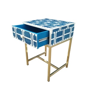 Console en incrustation d'os, table en incrustation d'os artisanale - Product Image 2
