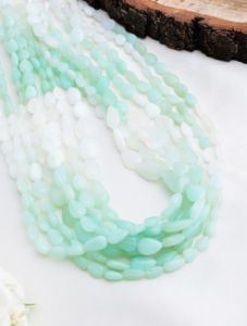 Cuentas de Ópalo Azul de 60.00 Quilates Promedio, Forma de Gota Lisa, Piedra Preciosa para la Elaboración de Joyería Fina - Product Image 1