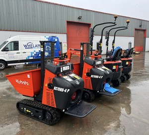 High-performance compact Kubota tracked dumper, designed to <b>maximize</b> load capacity and minimize operating time, suitable for all - Product Image 4