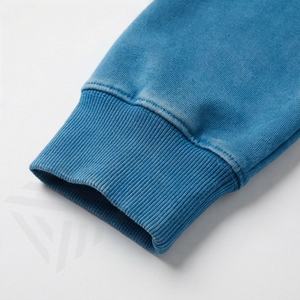 Ensemble de survêtement pour homme, tendance, vintage, pantalon flare complet, sweat à capuche zippé, lavage à l'acide, broderie délavée, tendance, hiver - Product Image 6