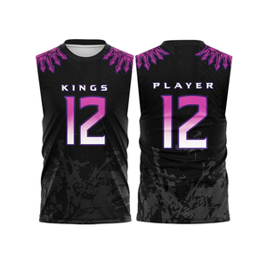 Uniformes de fútbol 7v7 Camiseta de cuello redondo con sublimación completa en tela elástica - Product Image 3