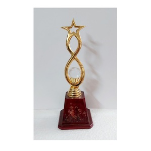 Customized stylish finished metal trophy ideal for office employee appreciation and <b>top</b> performance awards - Product Image 6