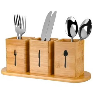 Unique flatware <b>storage</b> with a country-style look for storing napkins serving utensils and essential kitchen accessories - Product Image 4