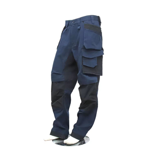 Vente d'usine Safetech – Pantalon de travail homme multi-poches certifié CE, respirant, double genouillère, en nylon et élasthanne extensible, idéal pour l'été - Product Image 6