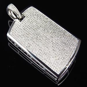 จี้เพชรออกแบบได้ตามต้องการ925เงินสไตล์ฮิปฮอปสุดหรูเครื่องประดับไม่เหมือนใครสำหรับผู้ชายผู้หญิง - Product Image 1