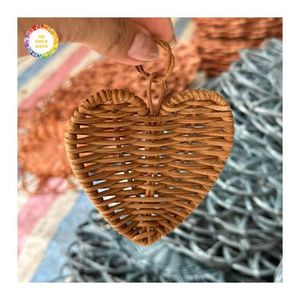 Crafts Christmas <b>Tree</b> <b>Ornament</b> Set Wicker Santa Boots, Hanging Rattan Christmas Bells, Hanging Rattan Leaves for Christmas <b>Tree</b> - Product Image 1