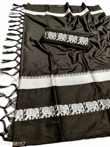 Sarar tissé en coton pur pour femmes, vente en gros, à la mode, style sud-indien, pour mariage et tenue décontractée - Product Image 4