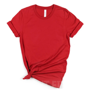 Unisex <b>Red</b> Tri-Blend <b>T</b>-<b>Shirt</b> Custom Logo Wholesale - Product Image 1