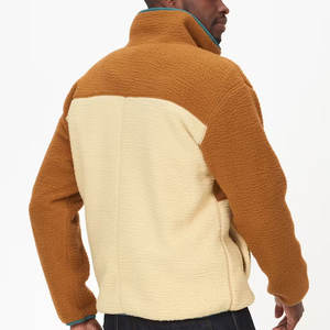 High Quality Winter Wear Warm <b>Sherpa</b> Fleece <b>Hoodie</b> New Arrival Soft Zipper Stand Collar Streetwear for <b>Men</b> - Product Image 2